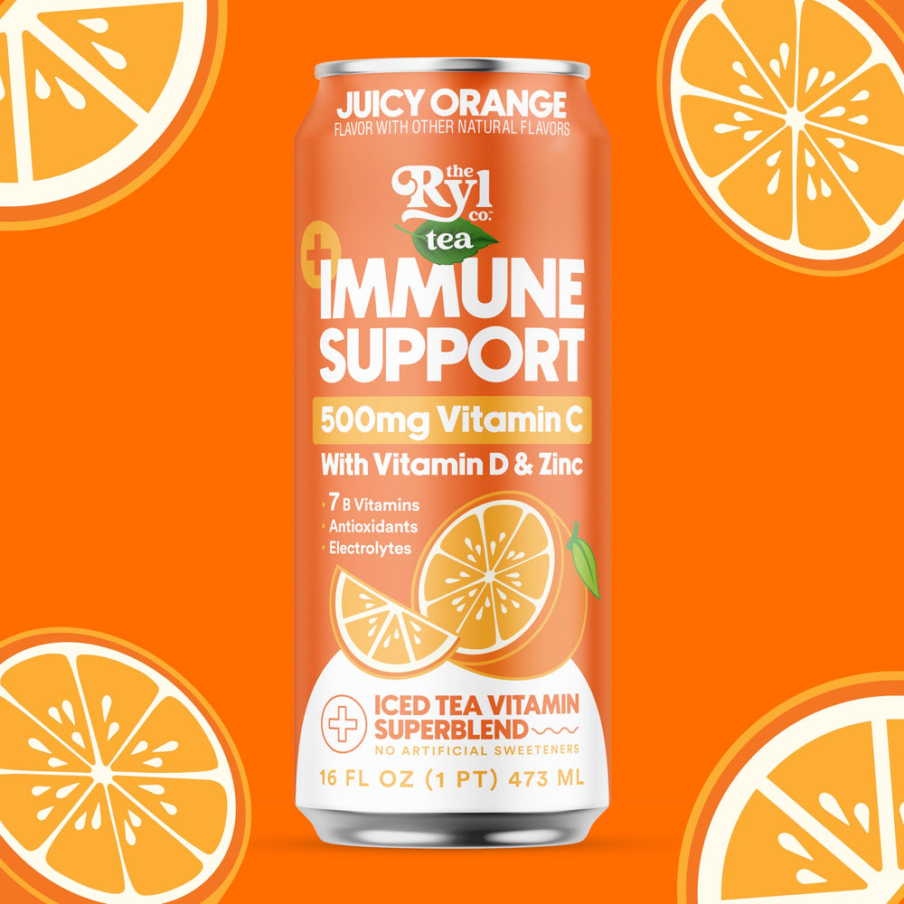 Front shot of The Ryl Co immune support 12-pack emphasizes value and convenience