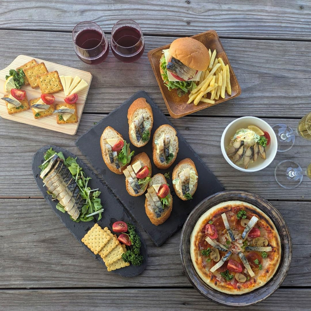 THEさBAR on crackers creates a quick, flavorful appetizer.