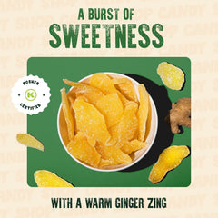 The Snackery ginger slices served on a plate for snacking and recipes