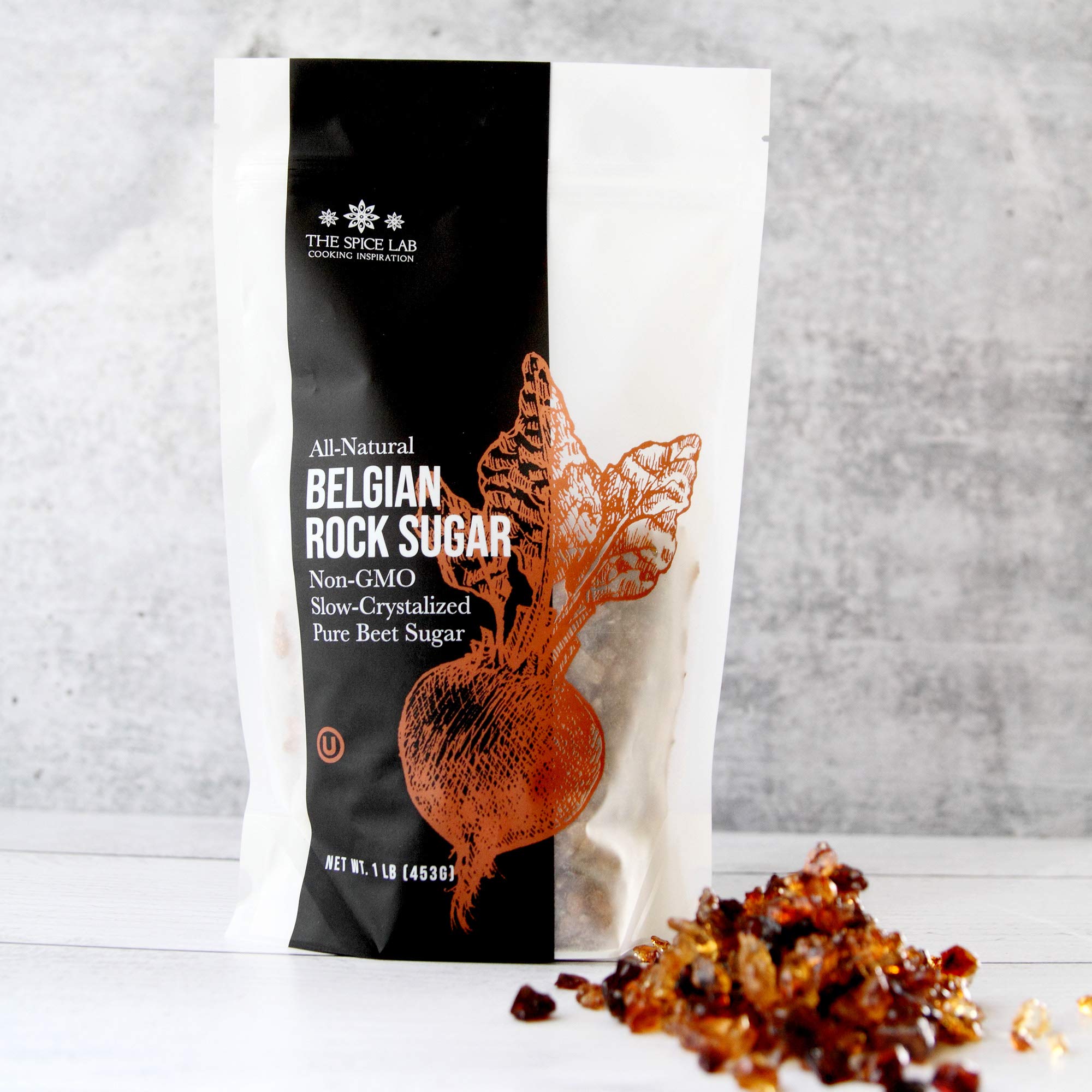 The Spice Lab Belgian brown rock sugar crystals add rich molasses flavor to beverages