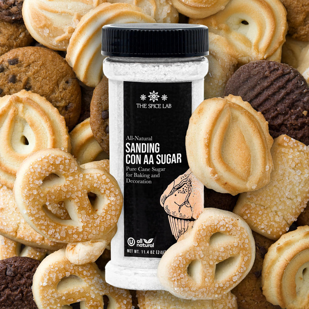 The Spice Lab confectioners sugar enhances cupcake decorations with texture