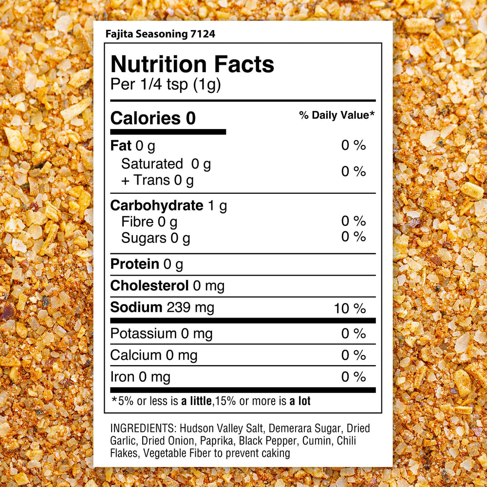 The Spice Lab fajita seasoning ingredients close-up showing cumin, garlic and paprika