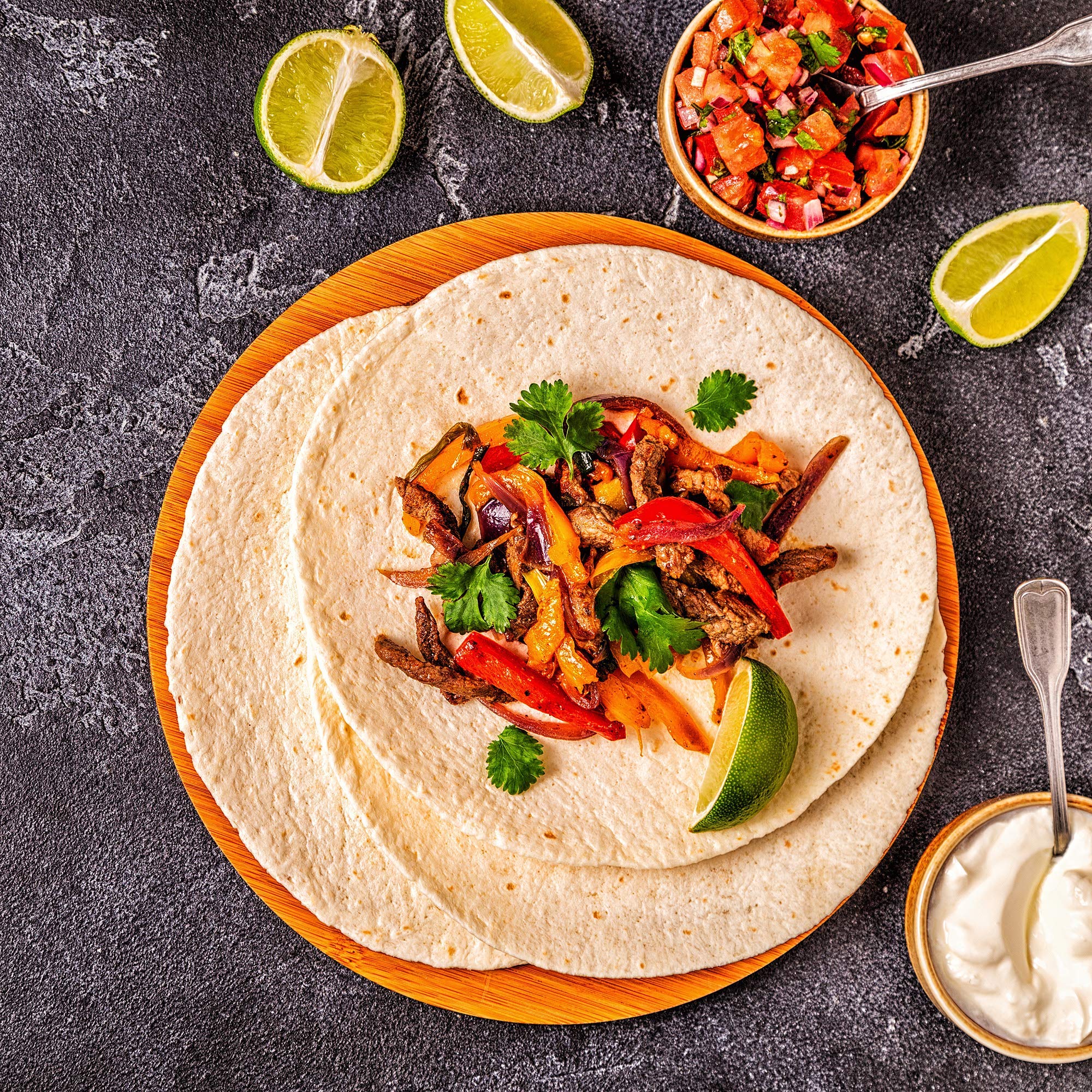 The Spice Lab fajita seasoning spice blend details with key ingredients