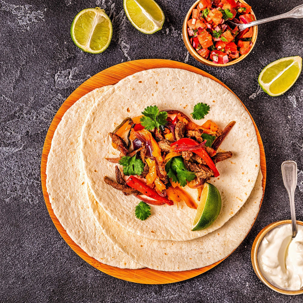 The Spice Lab fajita seasoning spice blend details with key ingredients