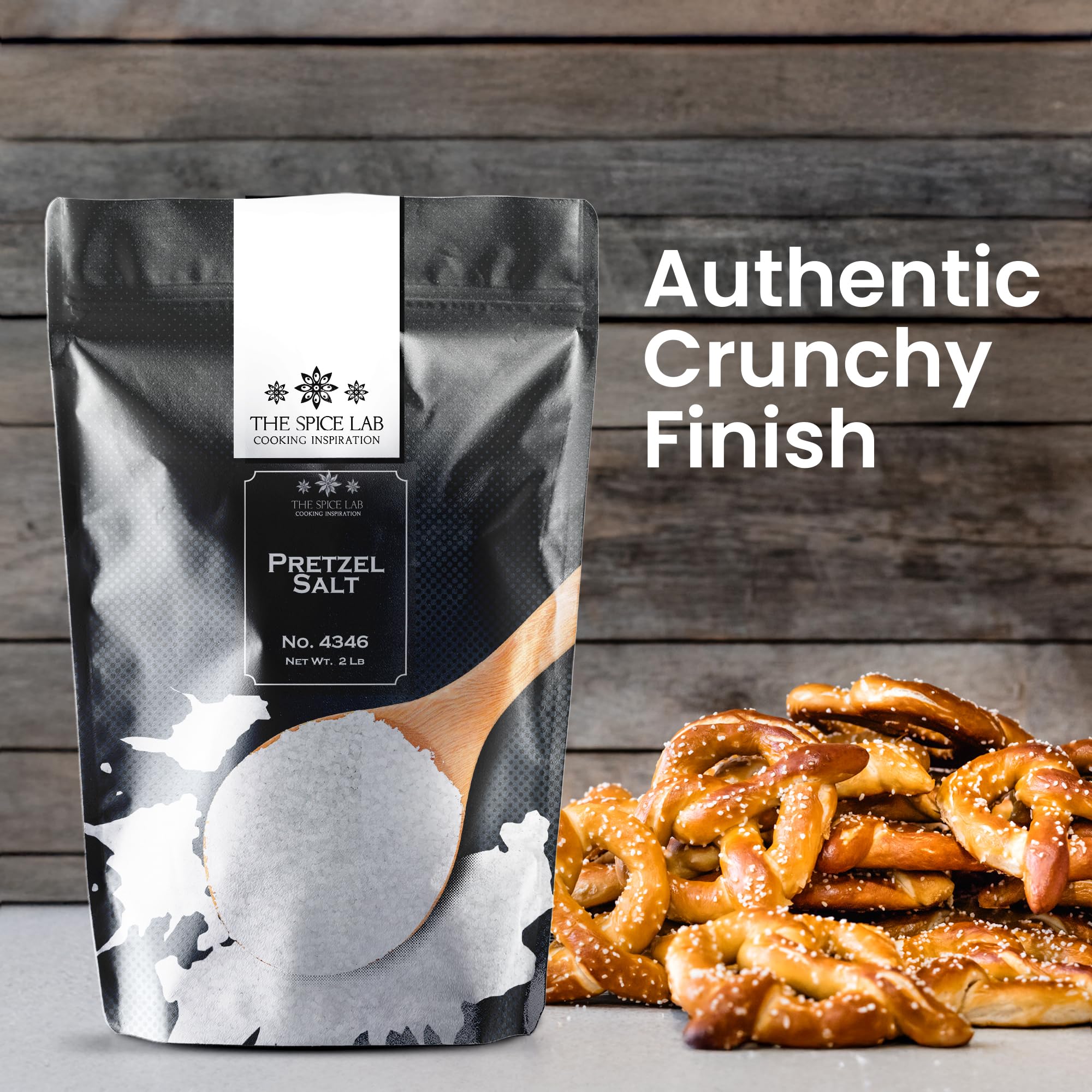 The Spice Lab gluten-free kosher salt crumbs provide a clean finishing touch.