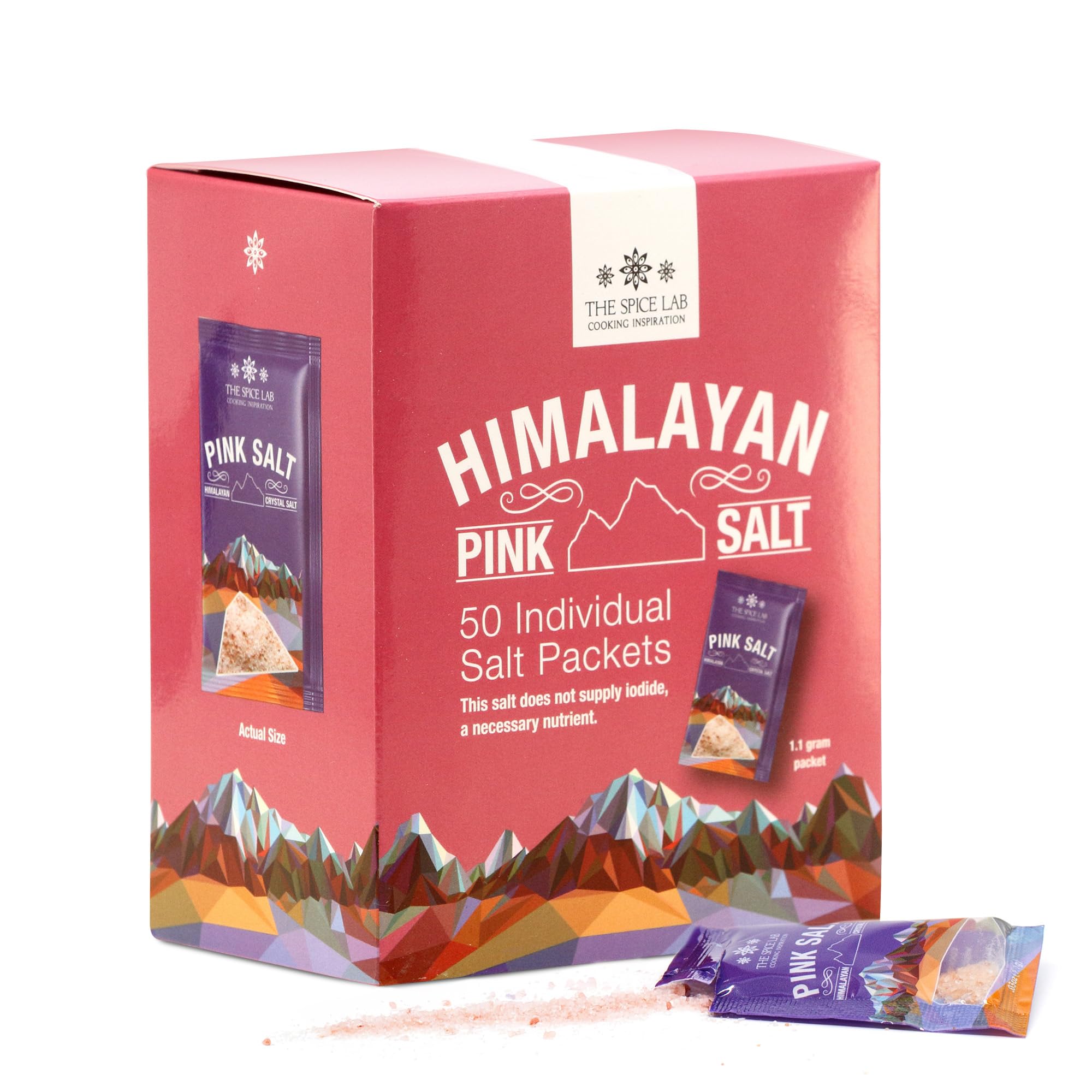 The Spice Lab Himalayan Pink Salt from pristine Himalayan Mountains.