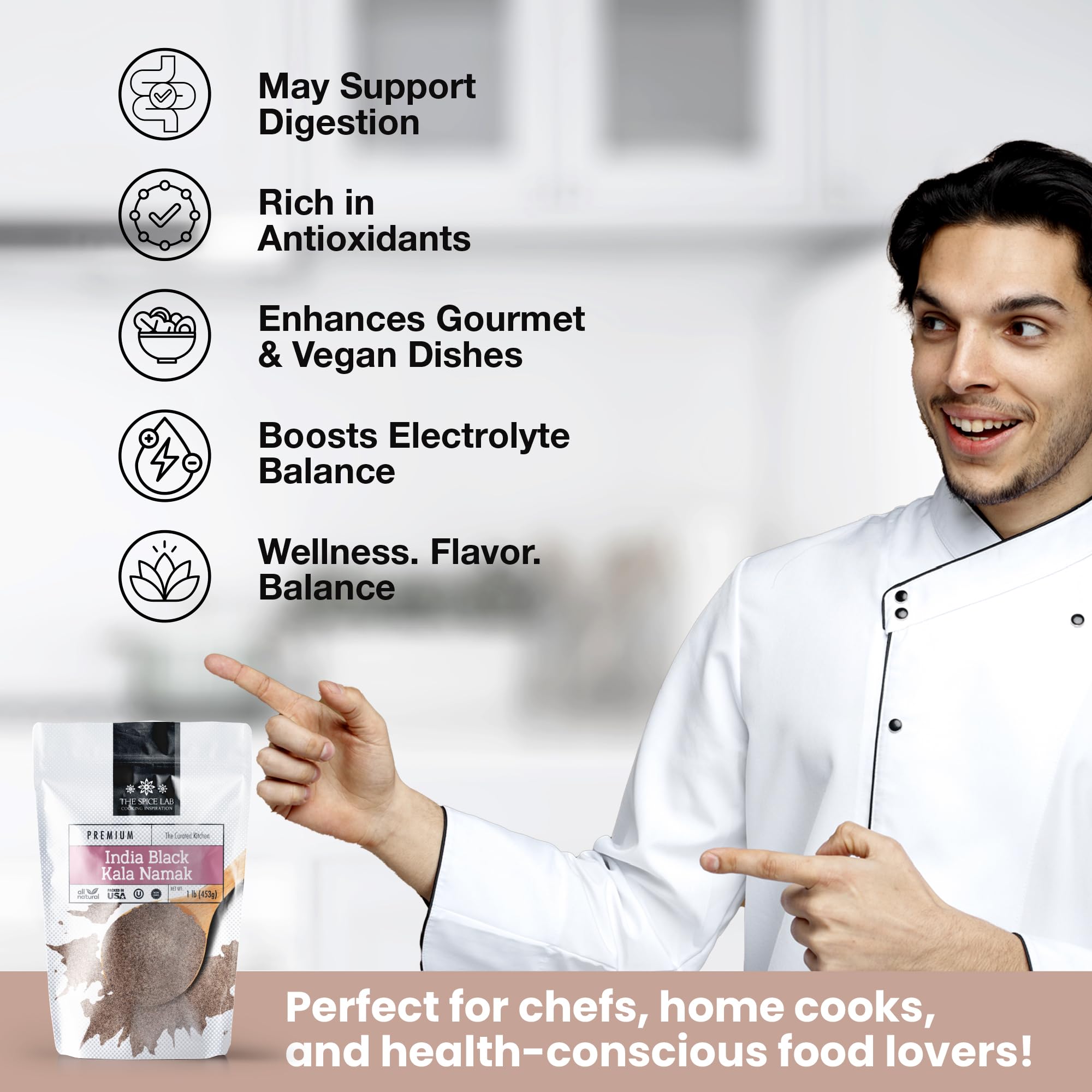The Spice Lab Kala Namak tofu scramble flavor boost for plant-based meals.