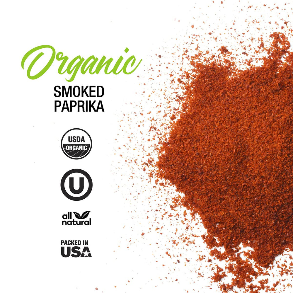 The Spice Lab organic smoked paprika rub highlight for chicken and beef.