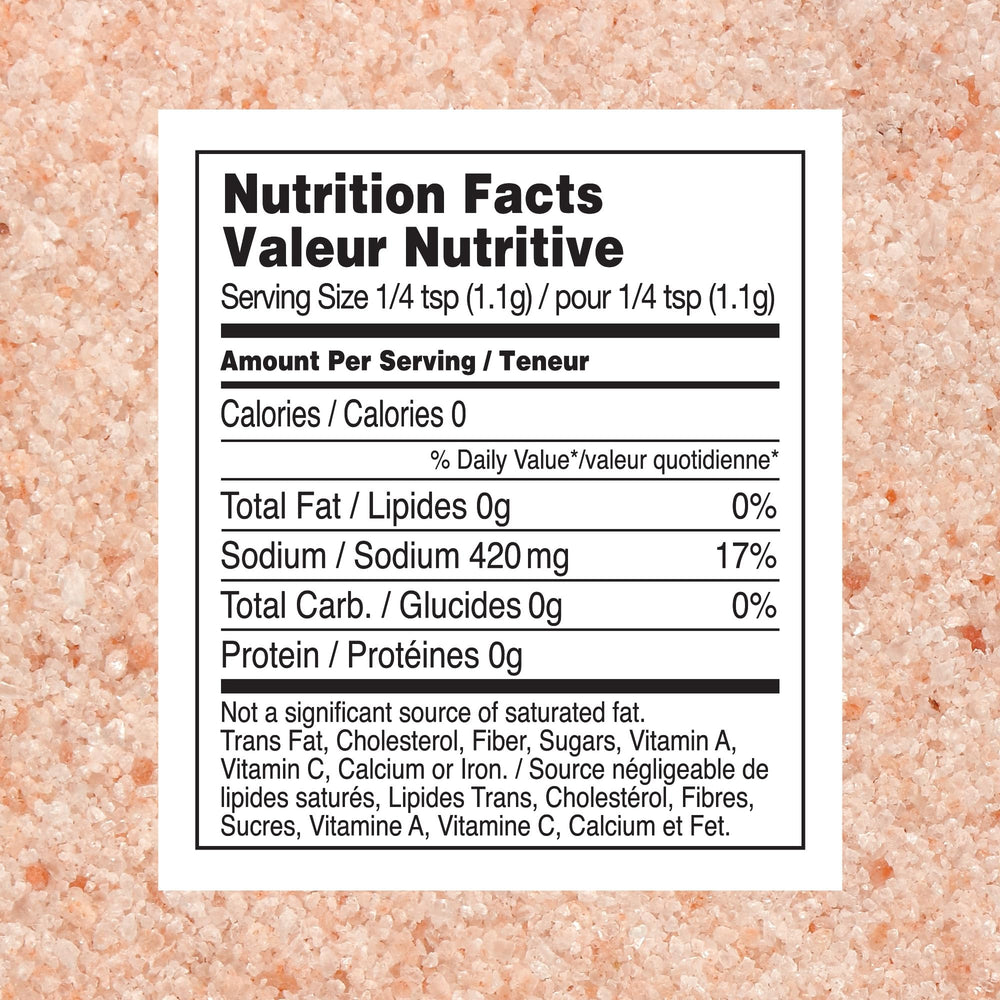 Closeup of Himalayan salt crystals showing natural color variation