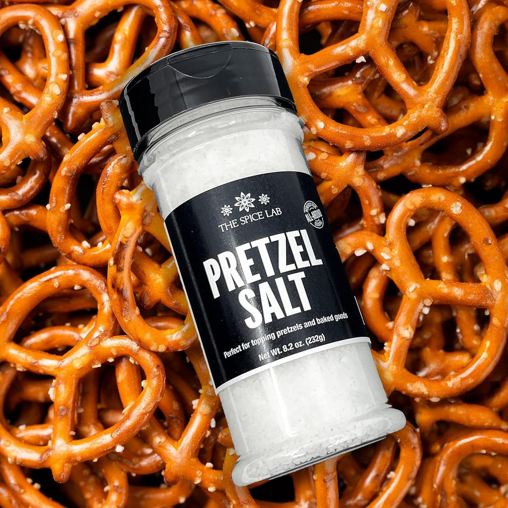 The Spice Lab pretzel salt on artisan bread crust elevates flavor.