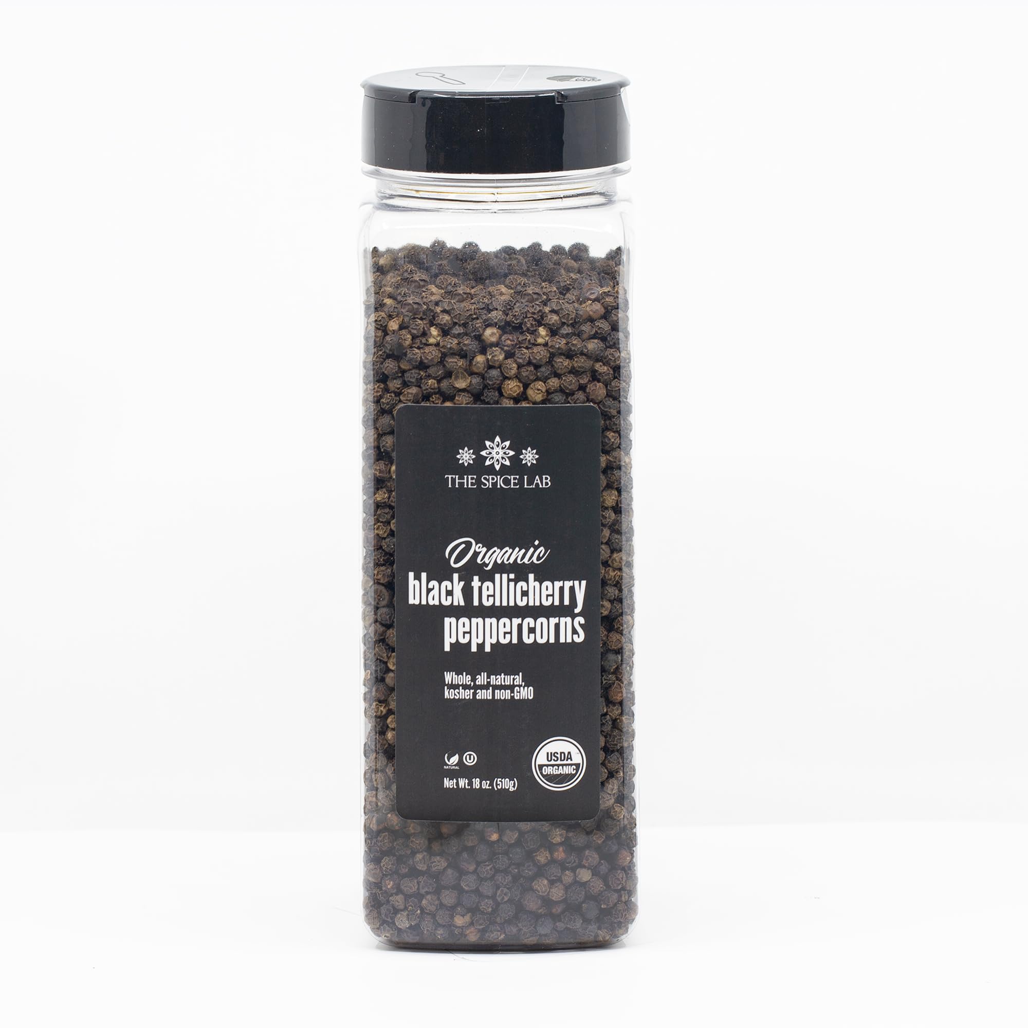 Salt and pepper set on counter for everyday seasoning and flavor.
