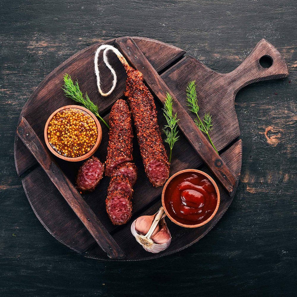 The Spice Lab Sweet Paprika Powder rub bowl demonstrates versatile seasoning for grilled dishes.