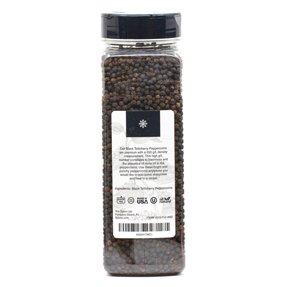 The Spice Lab whole Tellicherry peppercorns in a bowl