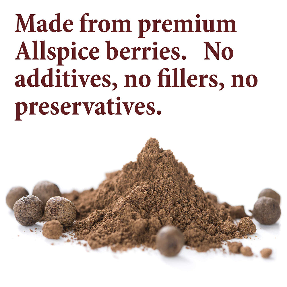 Closeup of The Spice Way Allspice ground powder, highlighting aroma for savory sauces.