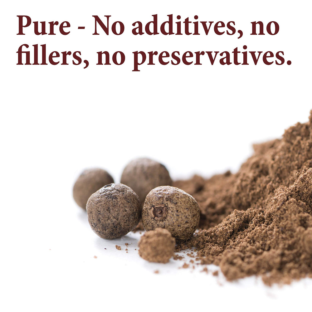 The Spice Way Allspice Whole berries on bottle on shelf for soups and sauces.
