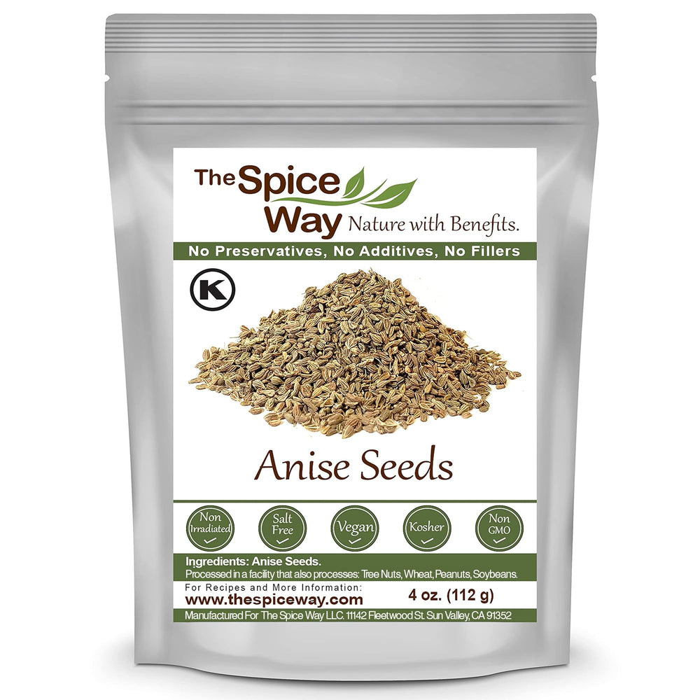 The Spice Way anise seeds in a whole bottle for easy bread and tea flavoring.