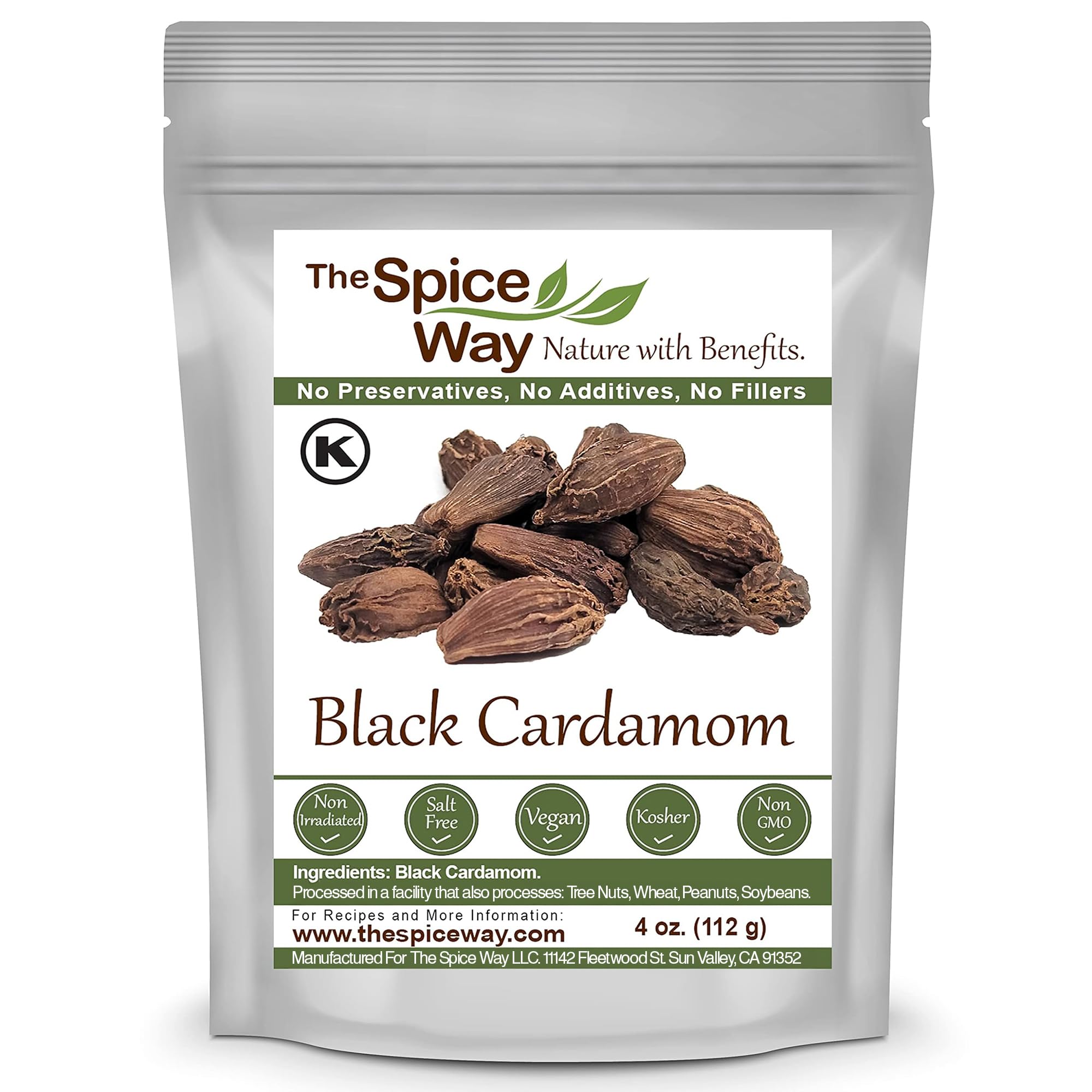The Spice Way Black Cardamom pods close-up showing smoky aroma for slow-cooked meals