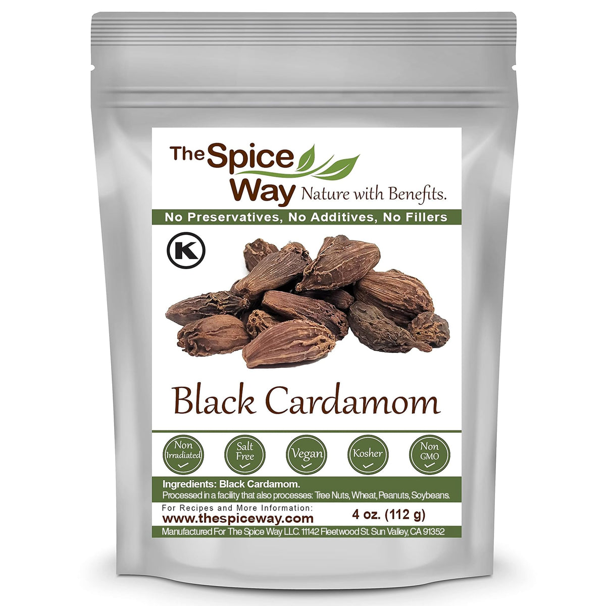 The Spice Way Black Cardamom pods close-up showing smoky aroma for slow-cooked meals