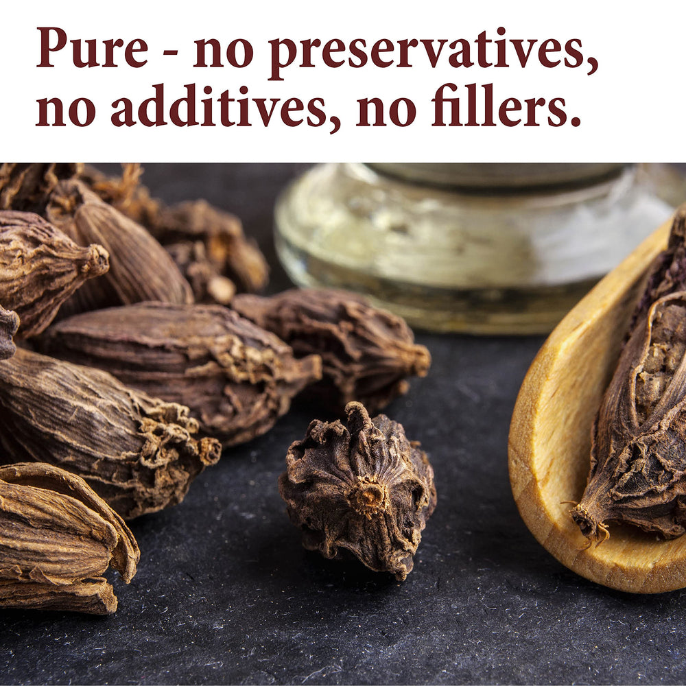 The Spice Way Black Cardamom pods hand-picked and sun-dried highlighting purity