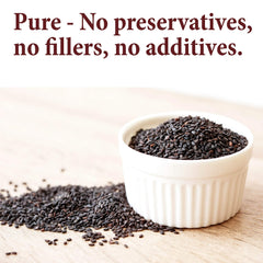 Pouring The Spice Way Black Sesame Seeds enhances stir-fries with toasted sesame flavor.