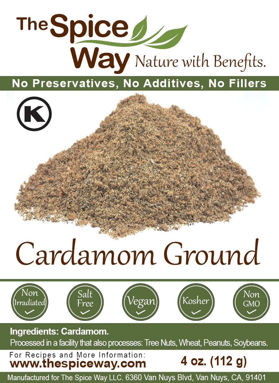 The Spice Way cardamom ground powder fragrance hint promises warm, inviting aroma in meals.