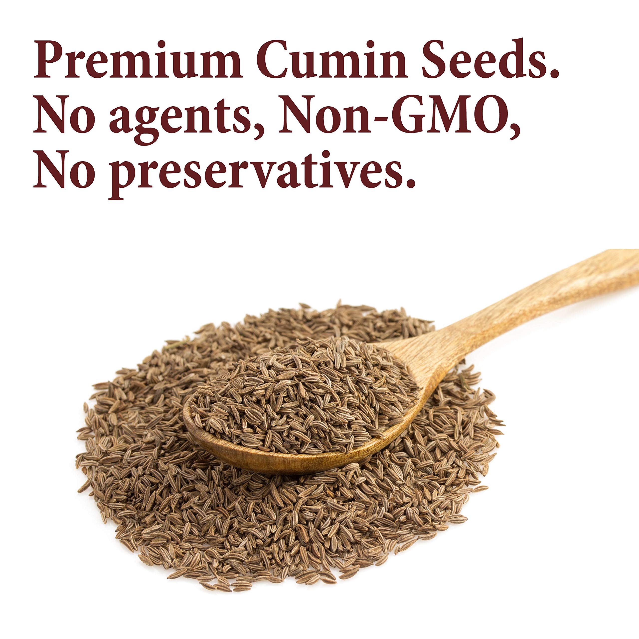 Close-up of The Spice Way cumin seeds highlights texture for grinding and flavor release.