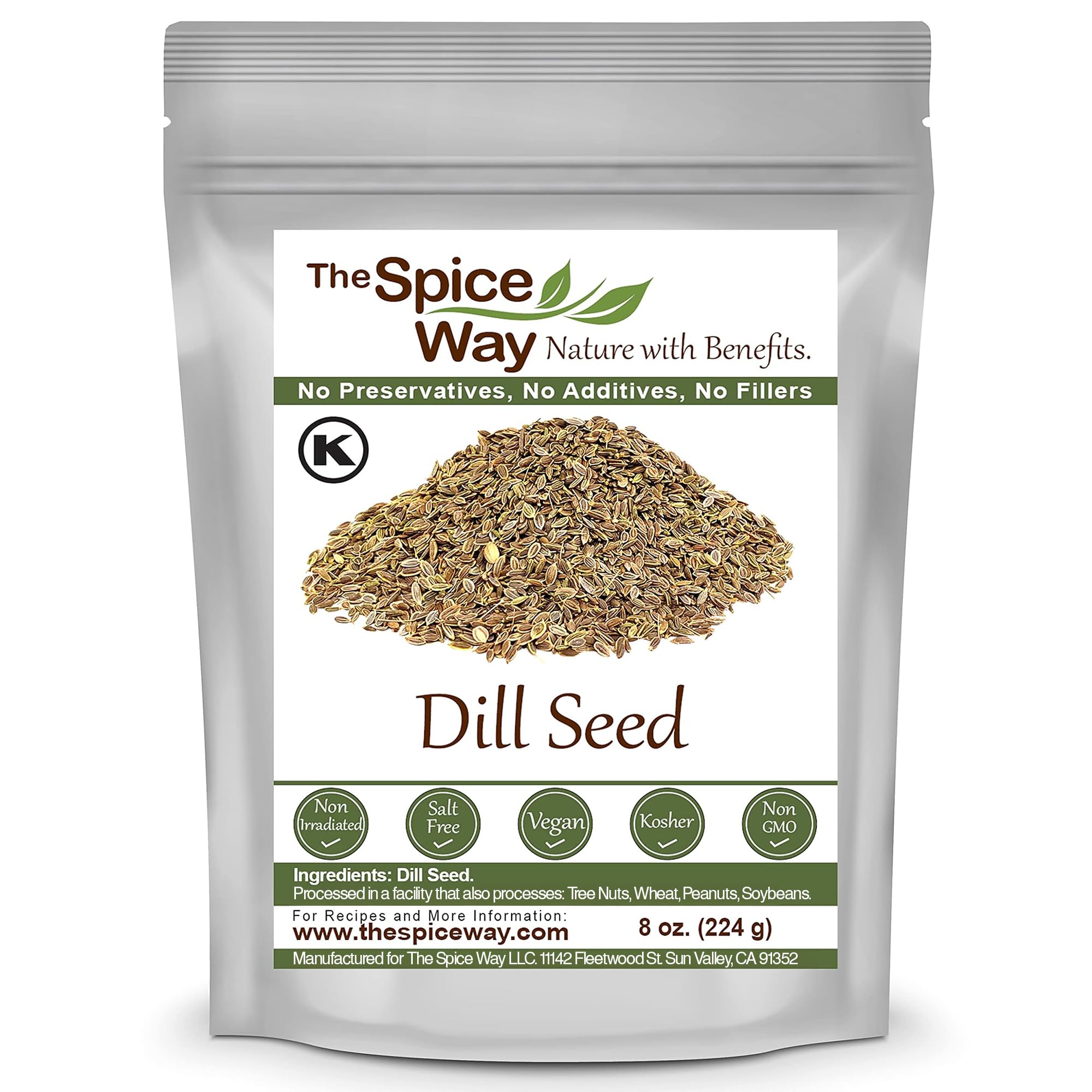The Spice Way Dill Seed for pickling, vibrant flavor and crisp texture.