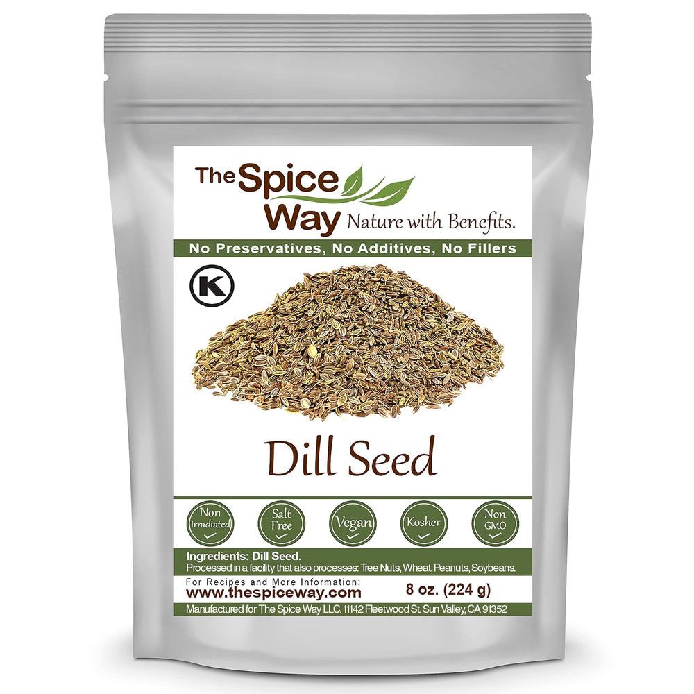 The Spice Way Dill Seed for pickling, vibrant flavor and crisp texture.