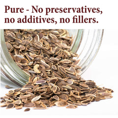 The Spice Way Dill Seed on vegetables, enhancing fresh salads with subtle aroma.