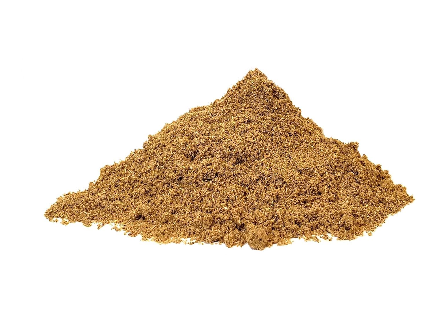 The Spice Way ground caraway seeds label closeup highlights pure, additive-free quality.