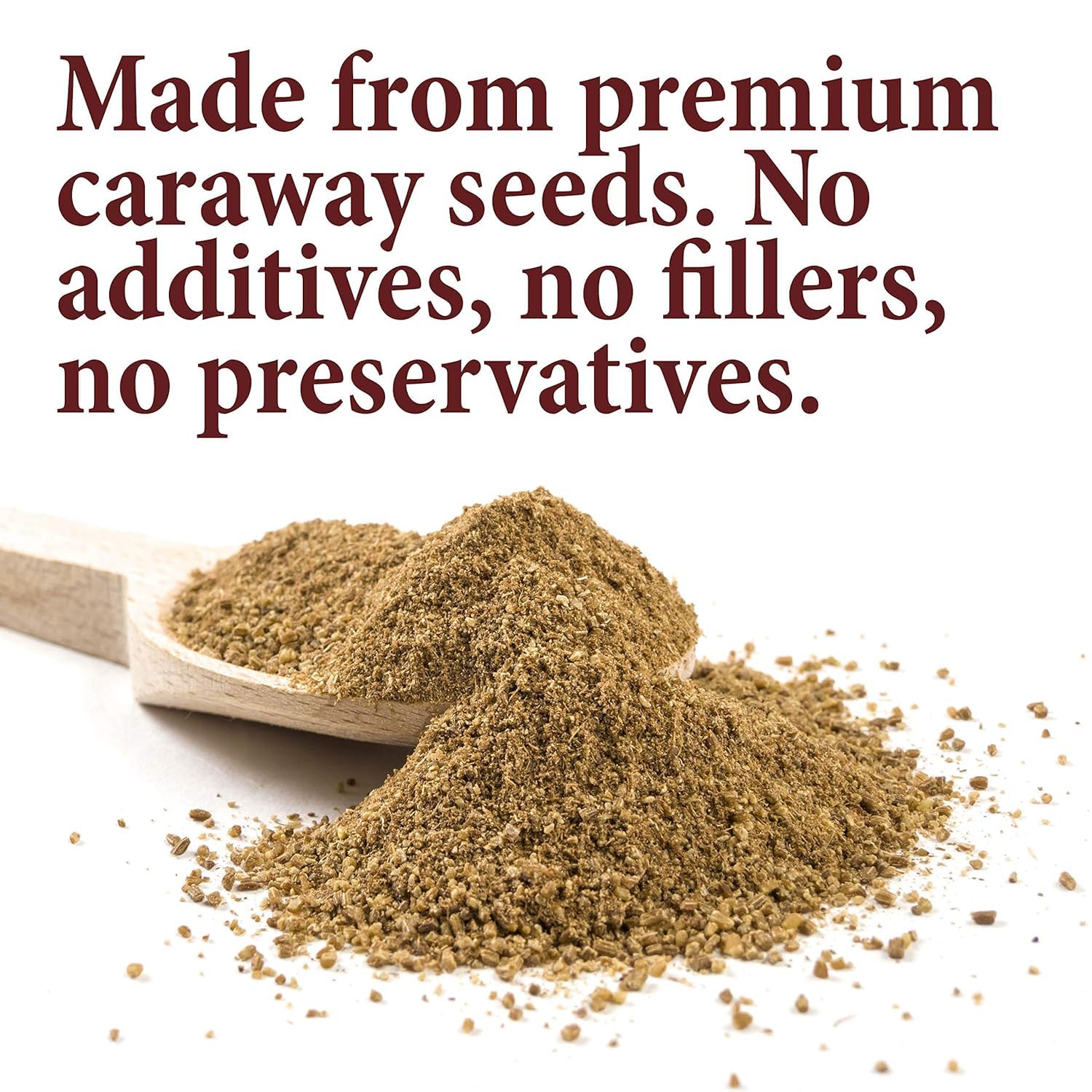 The Spice Way ground caraway seeds in a spice mill for fresh grinding.