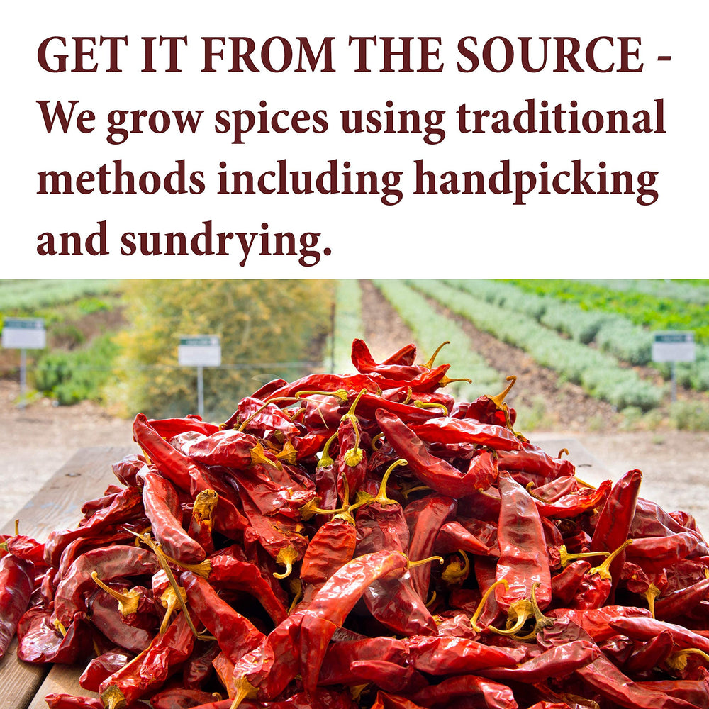 The Spice Way farm sun-drying method used for traditional spice batches