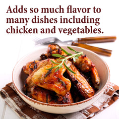 The Spice Way ground rosemary packaging lid close-up highlights pure, additive-free quality.