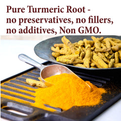 The Spice Way ground turmeric powder enhances color and flavor in Indian and Middle Eastern dishes.