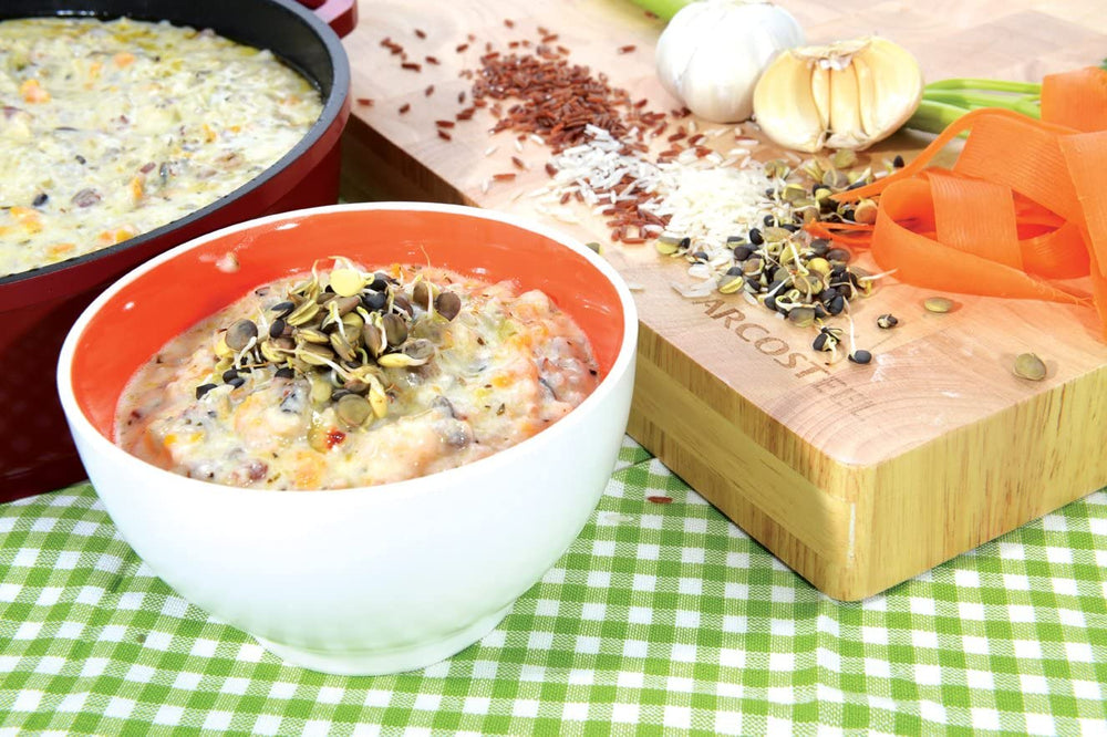 Farm-to-table processing shot of Hawayij being prepared on-site.