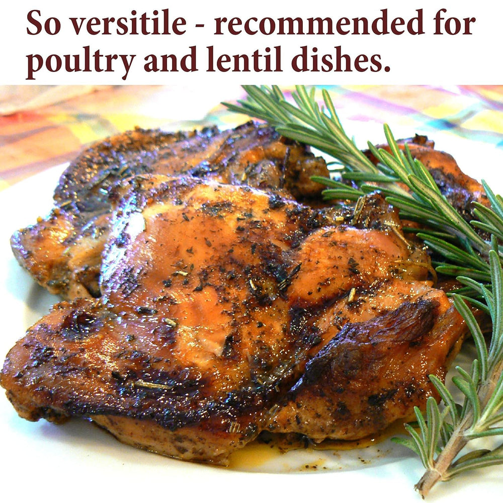 The Spice Way Italian Seasoning label front reveals farm-to-table herbs in every pinch.