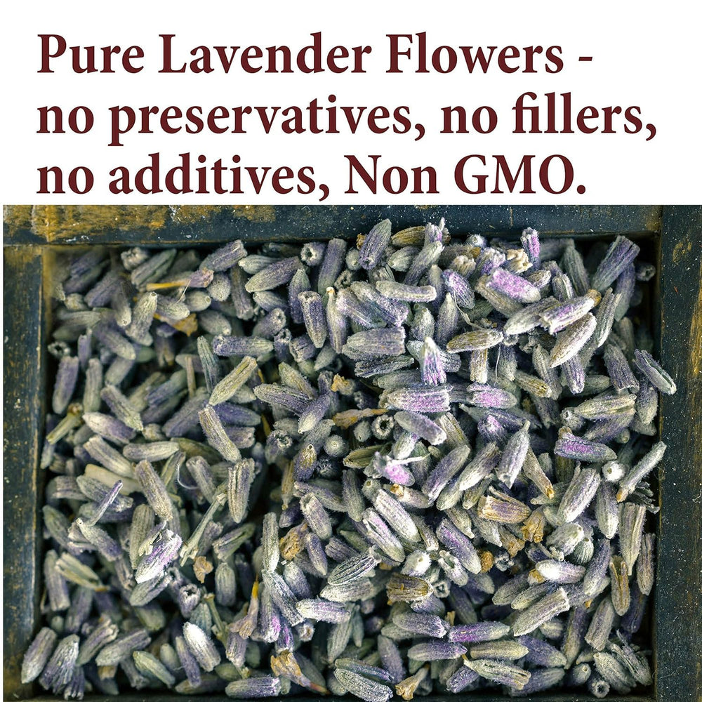 The Spice Way dried lavender buds closeup showing pure, additive-free aroma.