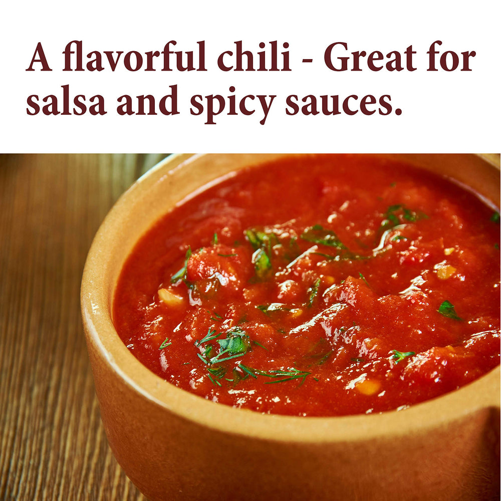 The Spice Way New Mexico Chili Powder spoon portion shows easy measuring for recipes.