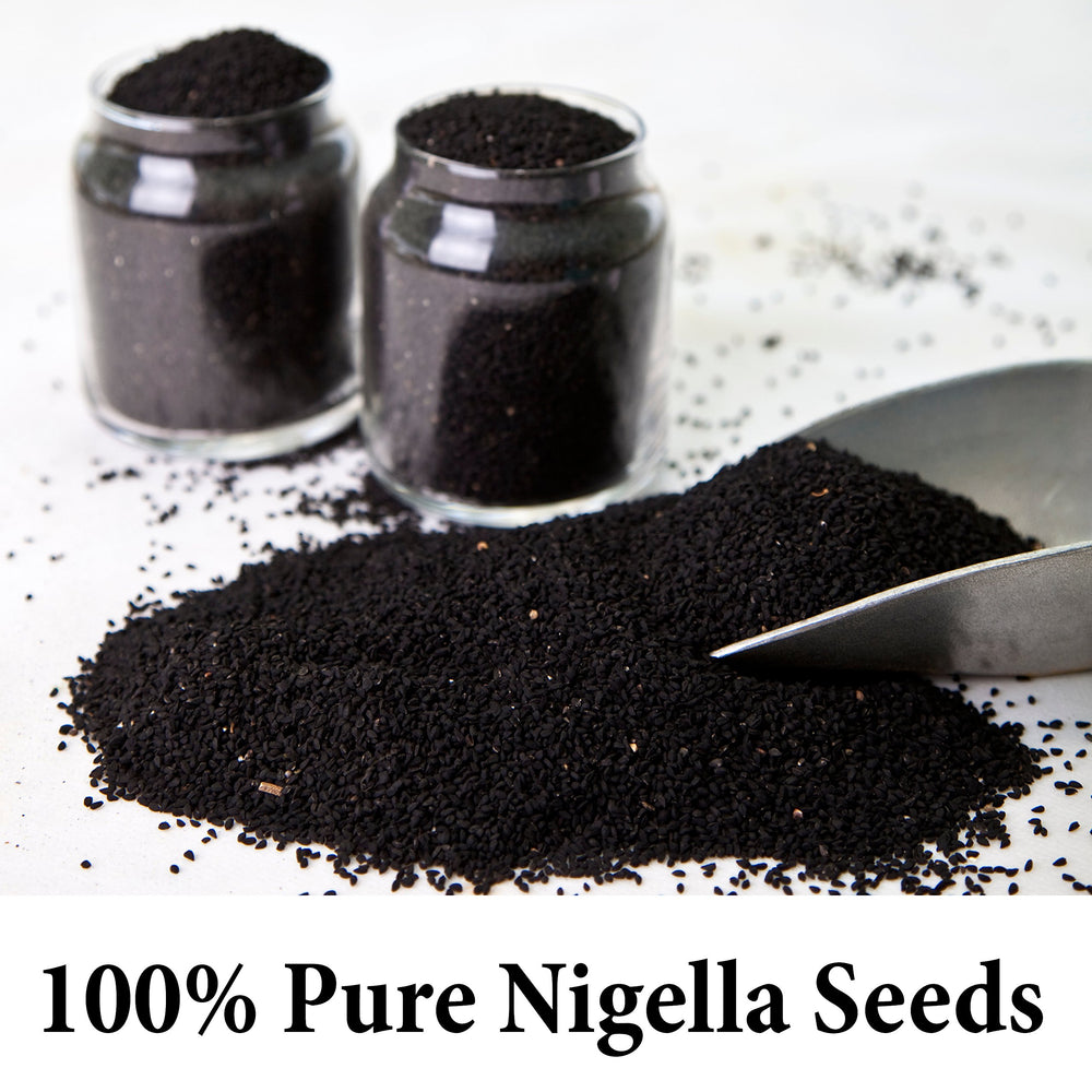 The Spice Way nigella seeds closeup reveal tiny black seeds with rich aroma