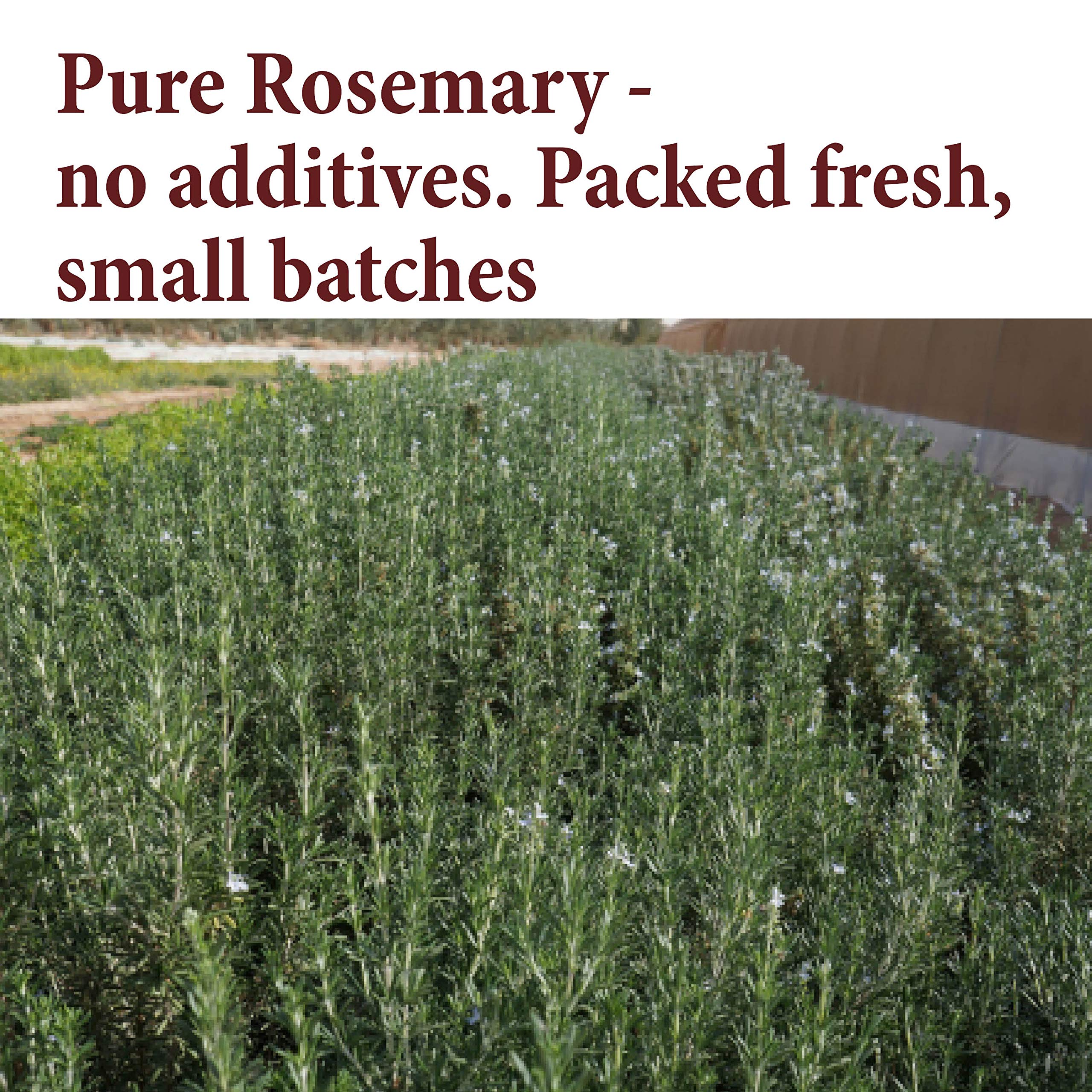 The Spice Way rosemary leaves dried bunch adds savory aroma to soups and stews.