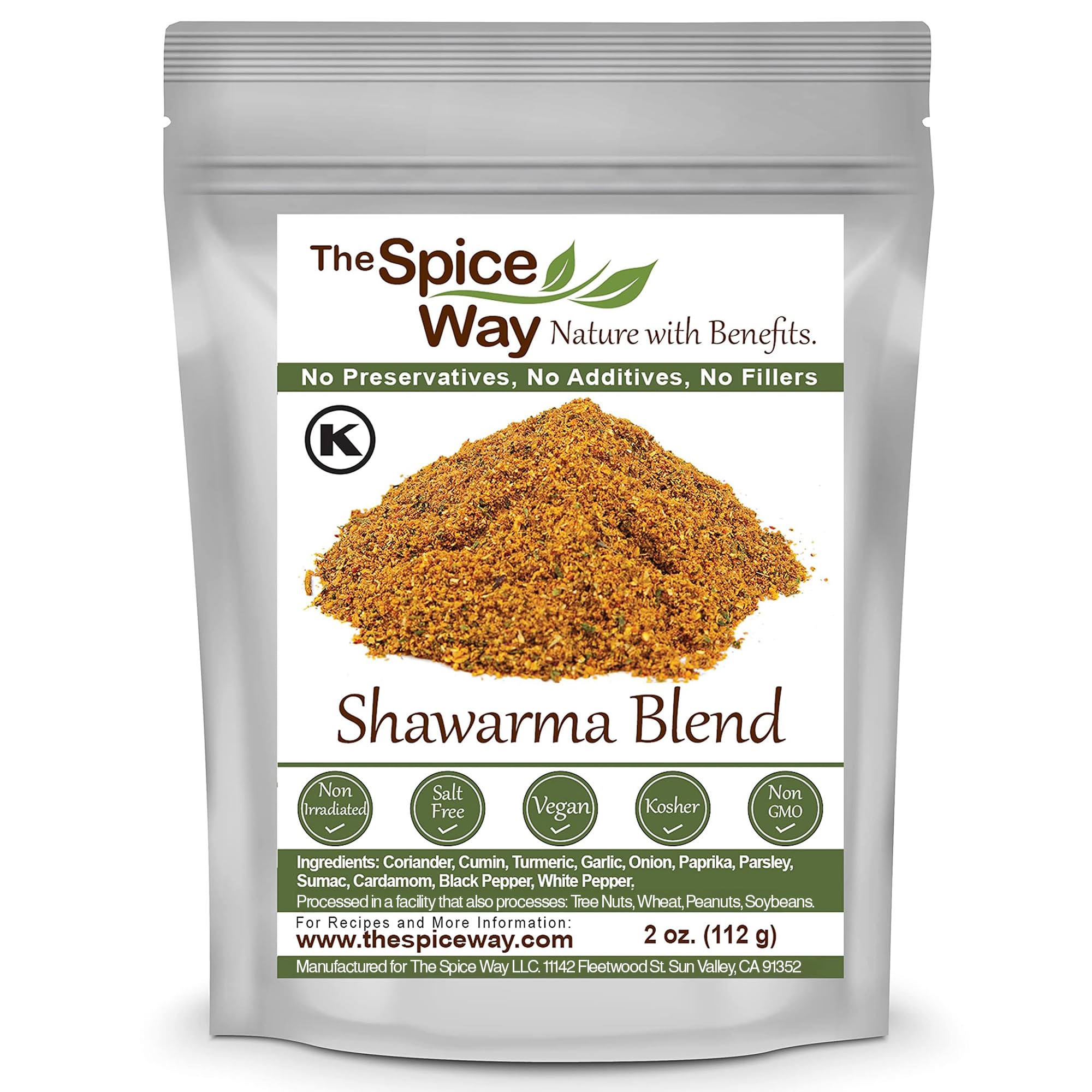 The Spice Way Shawarma Blend powder for vibrant grilling flavor
