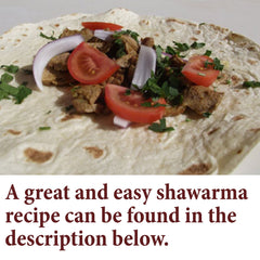 Shawarma seasoning in a bowl ready to rub onto meat.