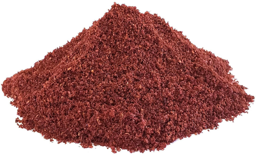 The Spice Way sumac resealable bag packaging highlights convenience and freshness.
