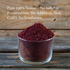 The Spice Way sumac spice in resealable bag for fresh aroma.