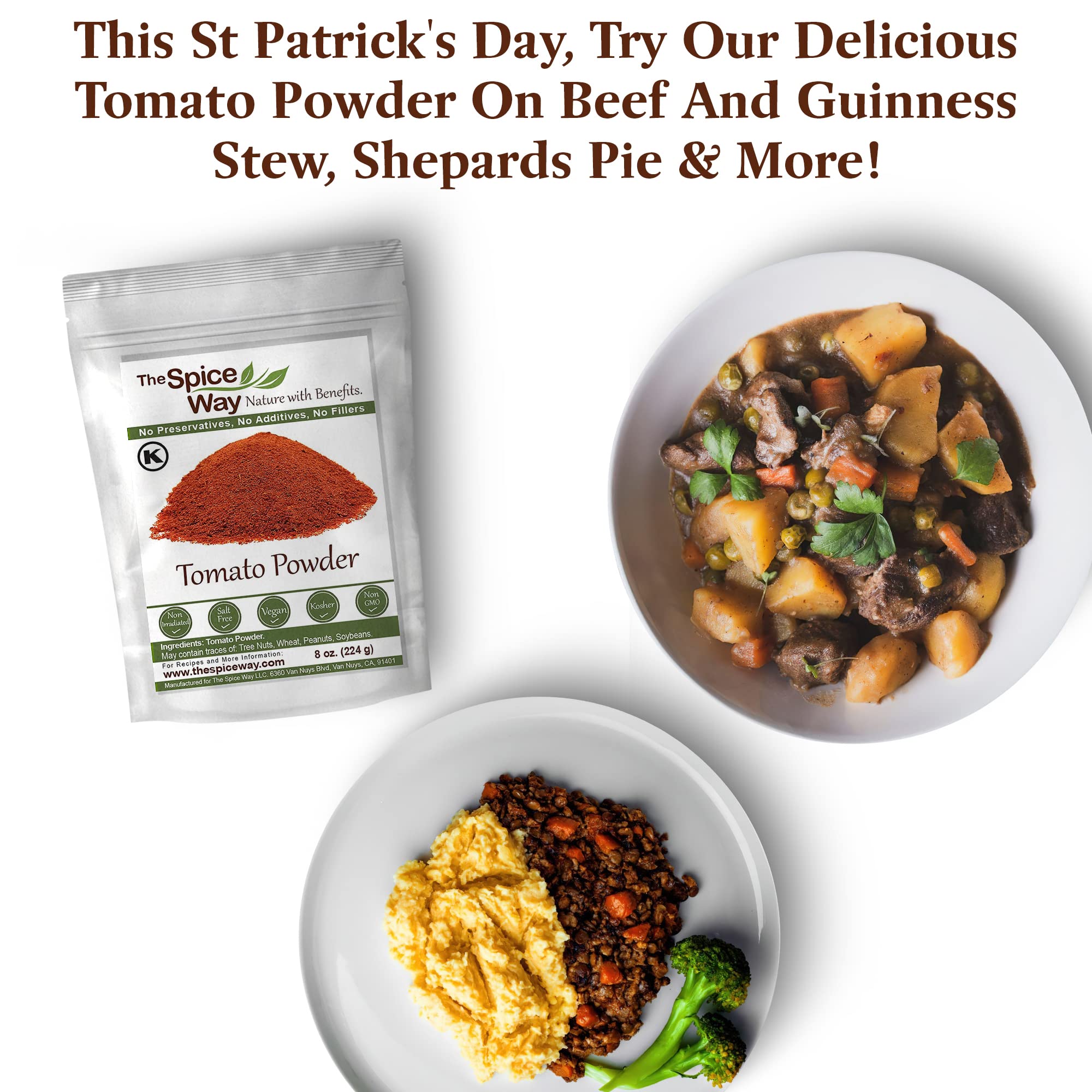 The Spice Way kitchen scene featuring Tomato Powder for home cooking