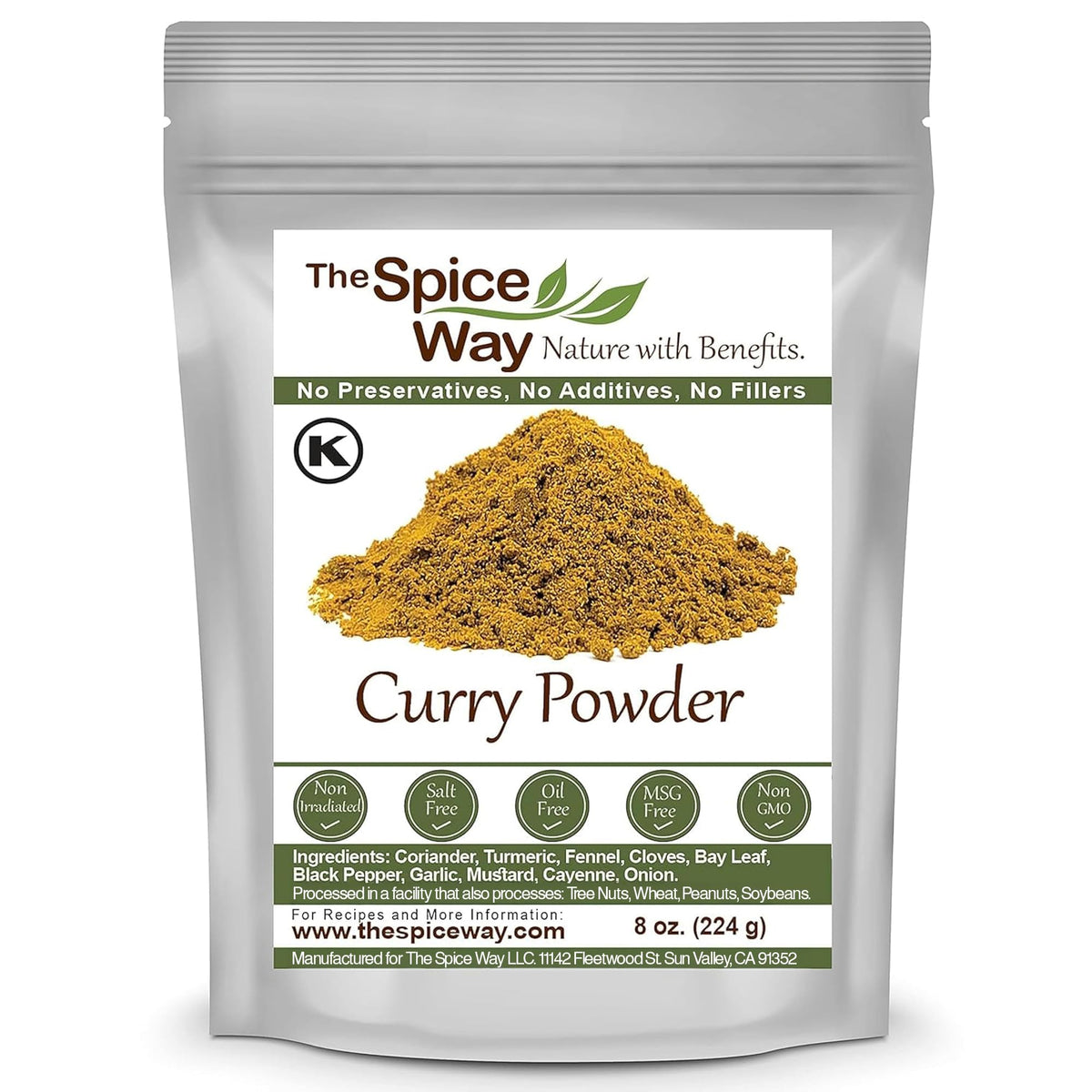 The Spice Way yellow curry powder jar showing rich aroma and versatile curry base
