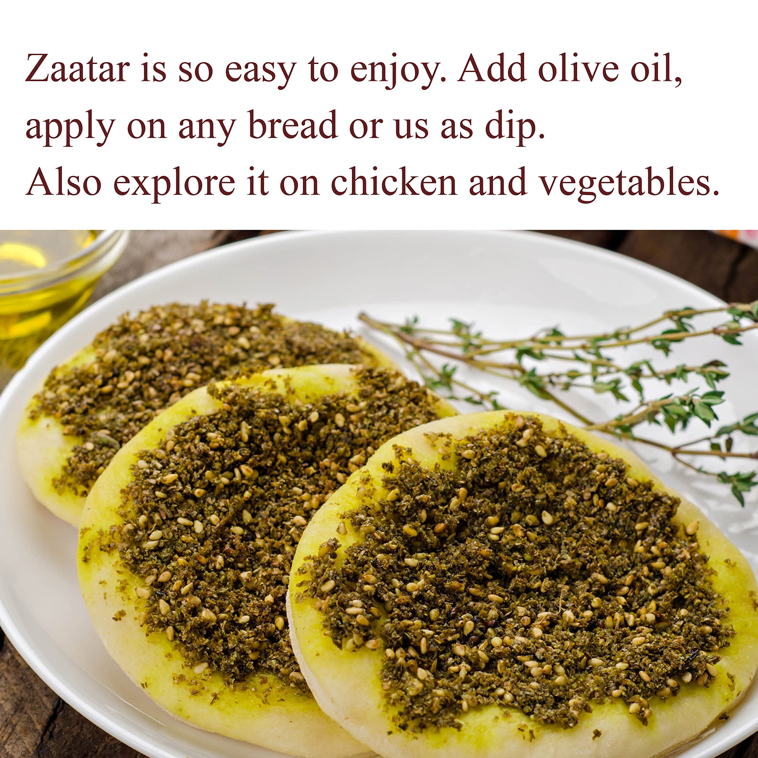 The Spice Way zaatar bottle pour makes seasoning effortless.
