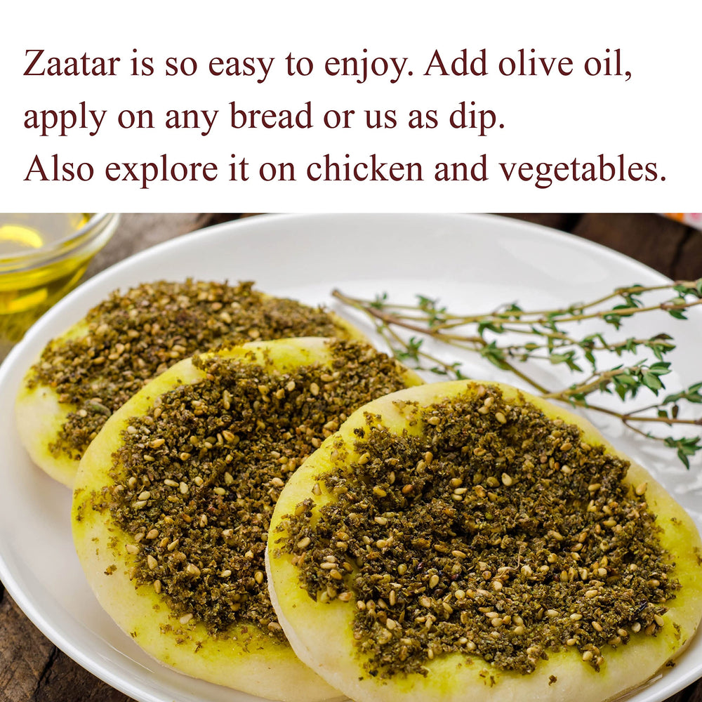 The Spice Way zaatar bottle pour makes seasoning effortless.