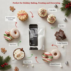 The Sugar Lab Confectioners Sugar baking crystals add shine to cookies and desserts.