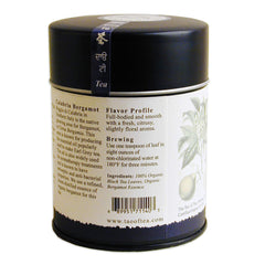 The Tao of Tea Earl Grey tea steeping in a cup for a refreshing ritual.